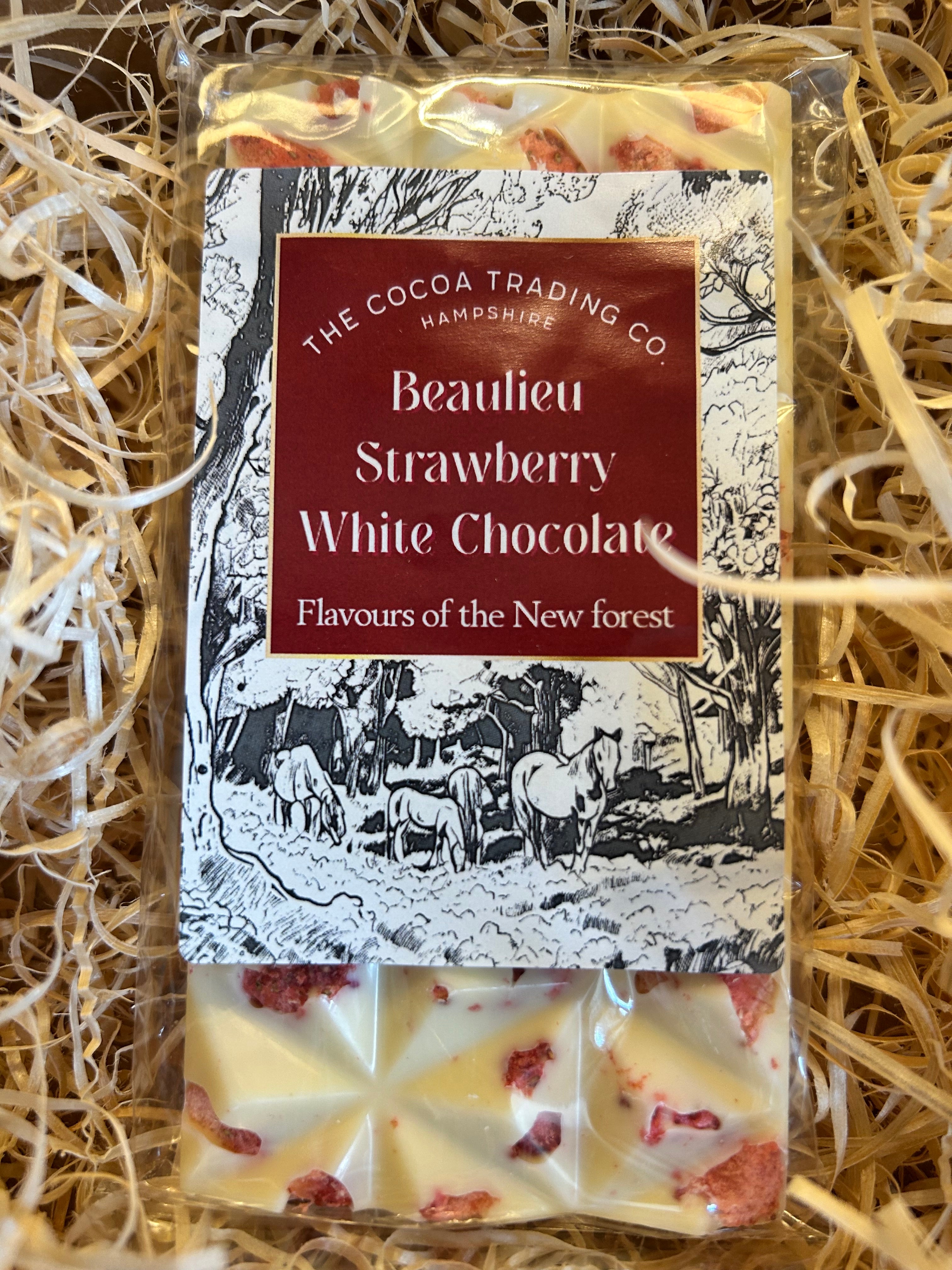 The Cocoa Trading Co. Strawberry White Chocolate Bar