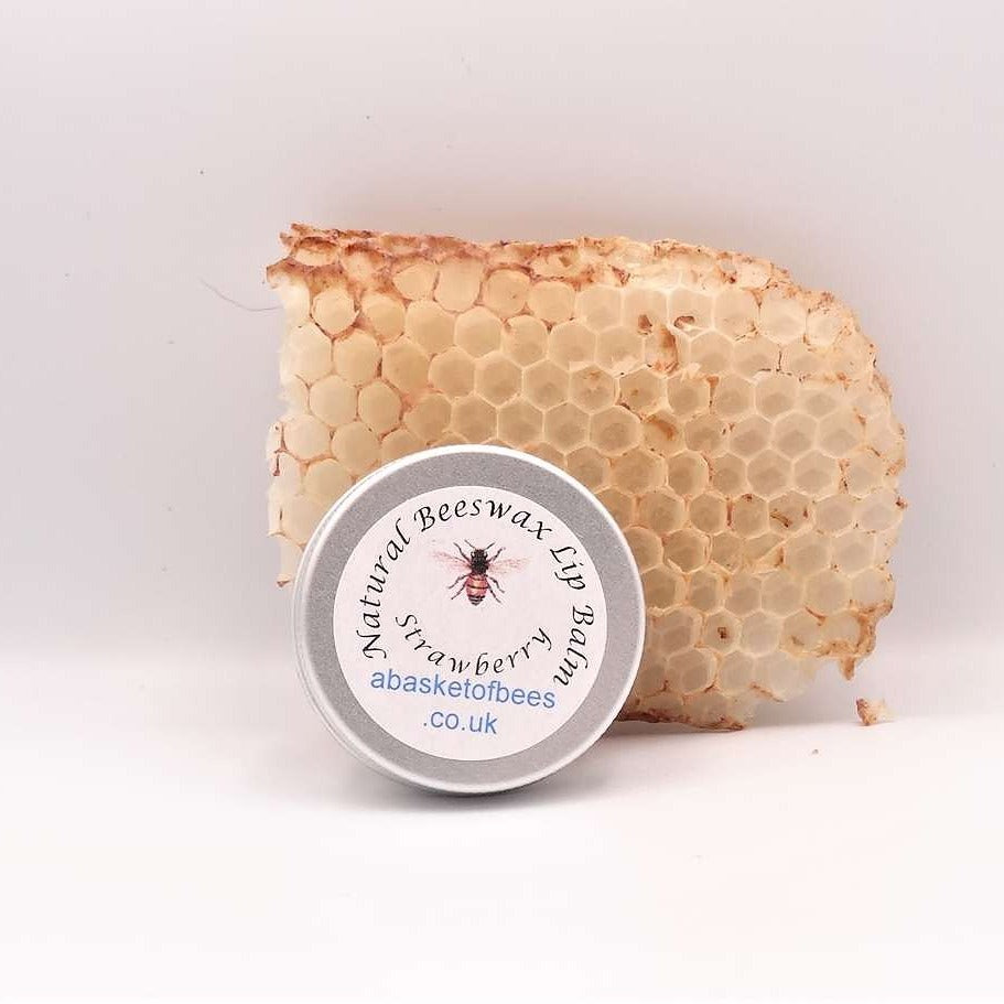 A Basket of Bees Strawberry Lip Balm