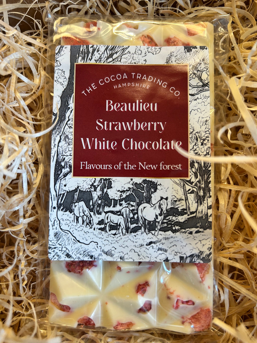 The Cocoa Trading Co. Strawberry White Chocolate Bar