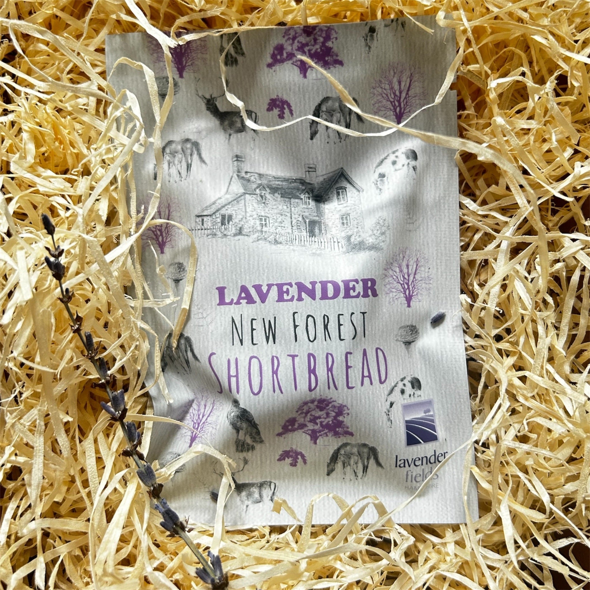 New Forest Shortbread Lavender Flavour Snack Pack